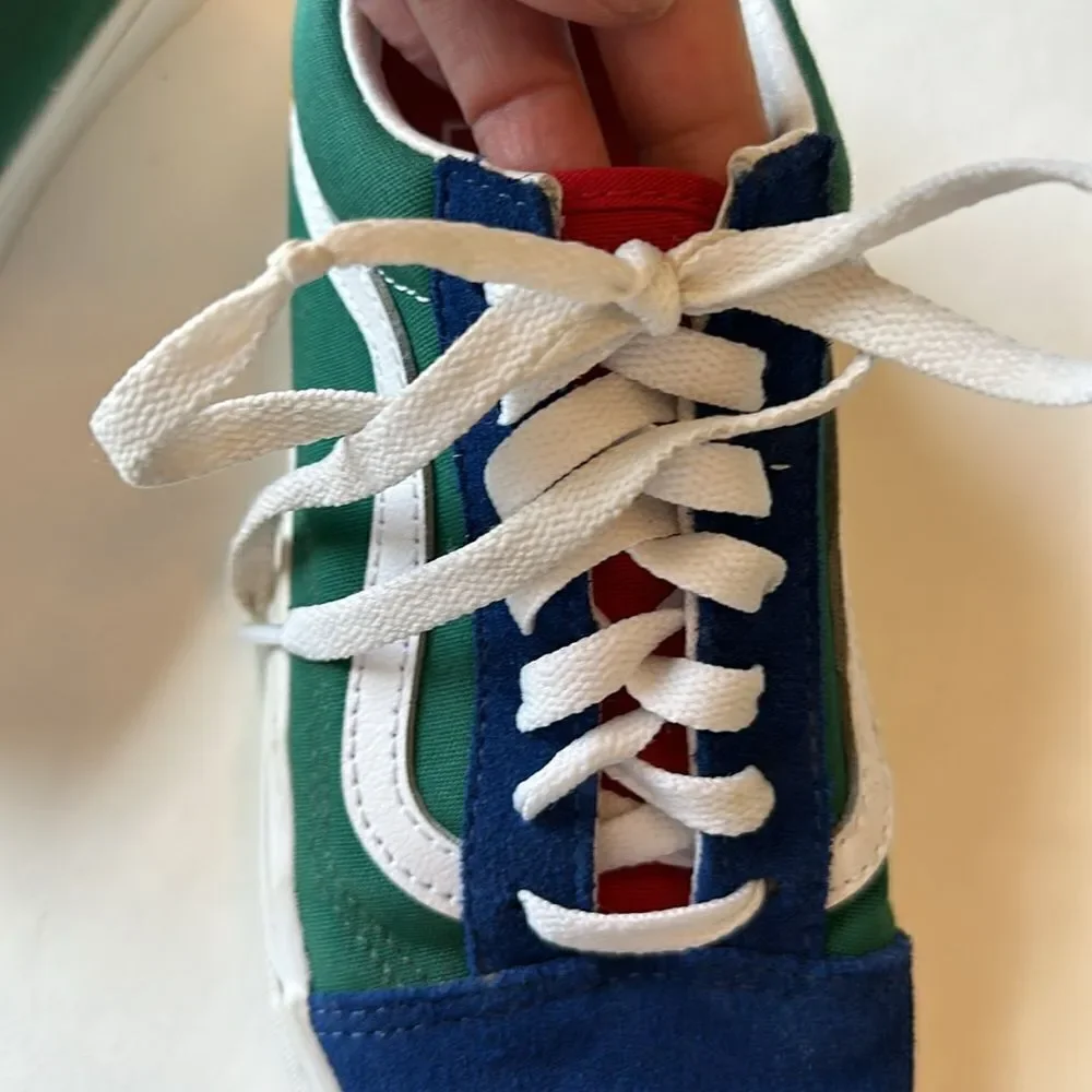 VANS Unisex Yacht Club Old Skool Classic Suede Sneakers Multi-Color Size M5.5/W7